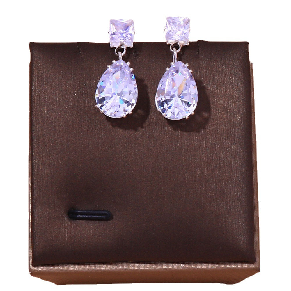 New Water Drops Bride Wedding Suite Jewelry Set