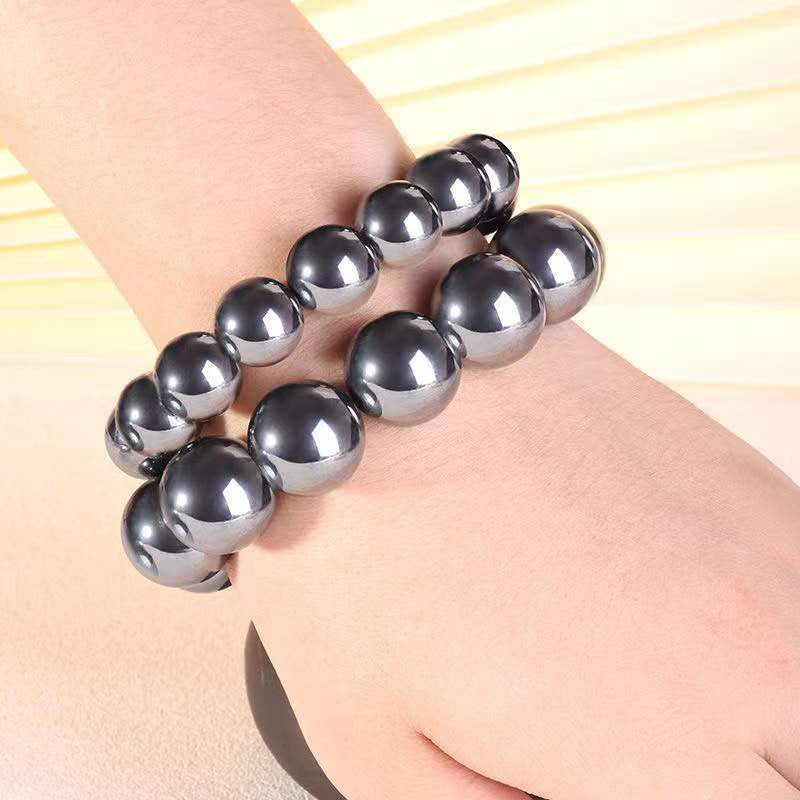 Slouchy Magnet Manual Hematite Energy Stone Necklaces