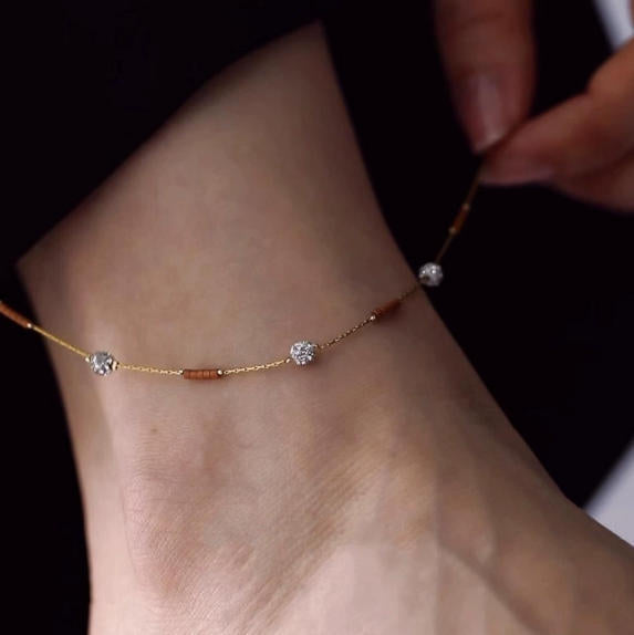 Retro Lotus Design Mountain Ghost Money Tassel Bracelet
