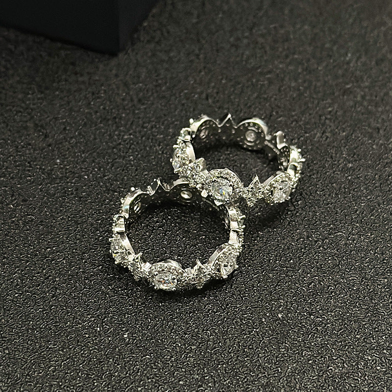 Women's For Special Interest Light Luxury Simple Graceful High-grade Couple Ring