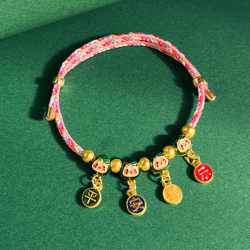 Dragon Boat Festival Colorful Rope Holiday Gift Female Wrist String Bracelet