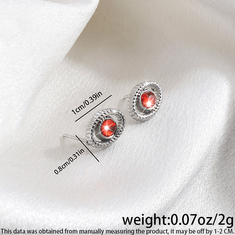 High-grade Fashionable Versatile Micro Diamond Butterfly Earrings