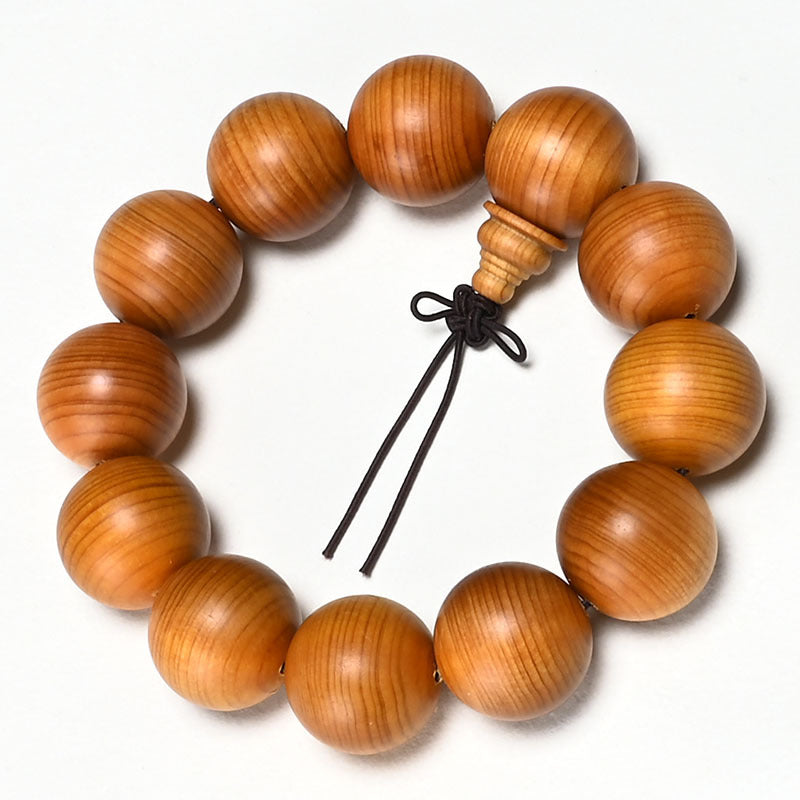 Thuja Mature Material Black Oil Buddha Beads High Density Bracelet