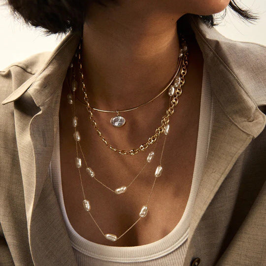 Diamond Choker Female Light Luxury Temperament Niche Fine Design Collar