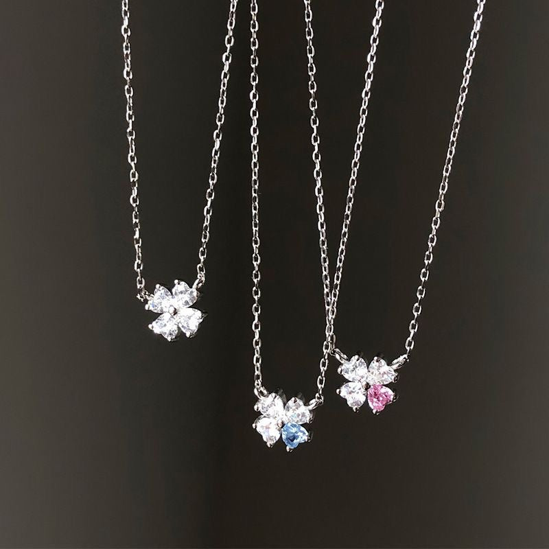 Clover Niche Female Style Clavicle Chain Necklaces