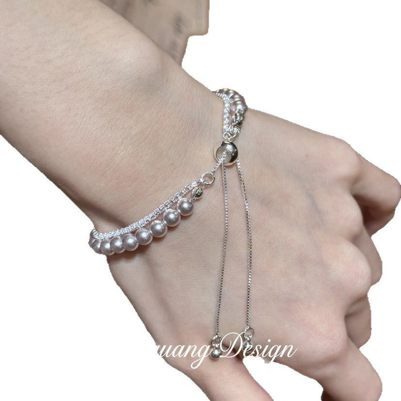 Zircon Fashionable Minimalist Wristband With Touch Of Affordable Bracelet