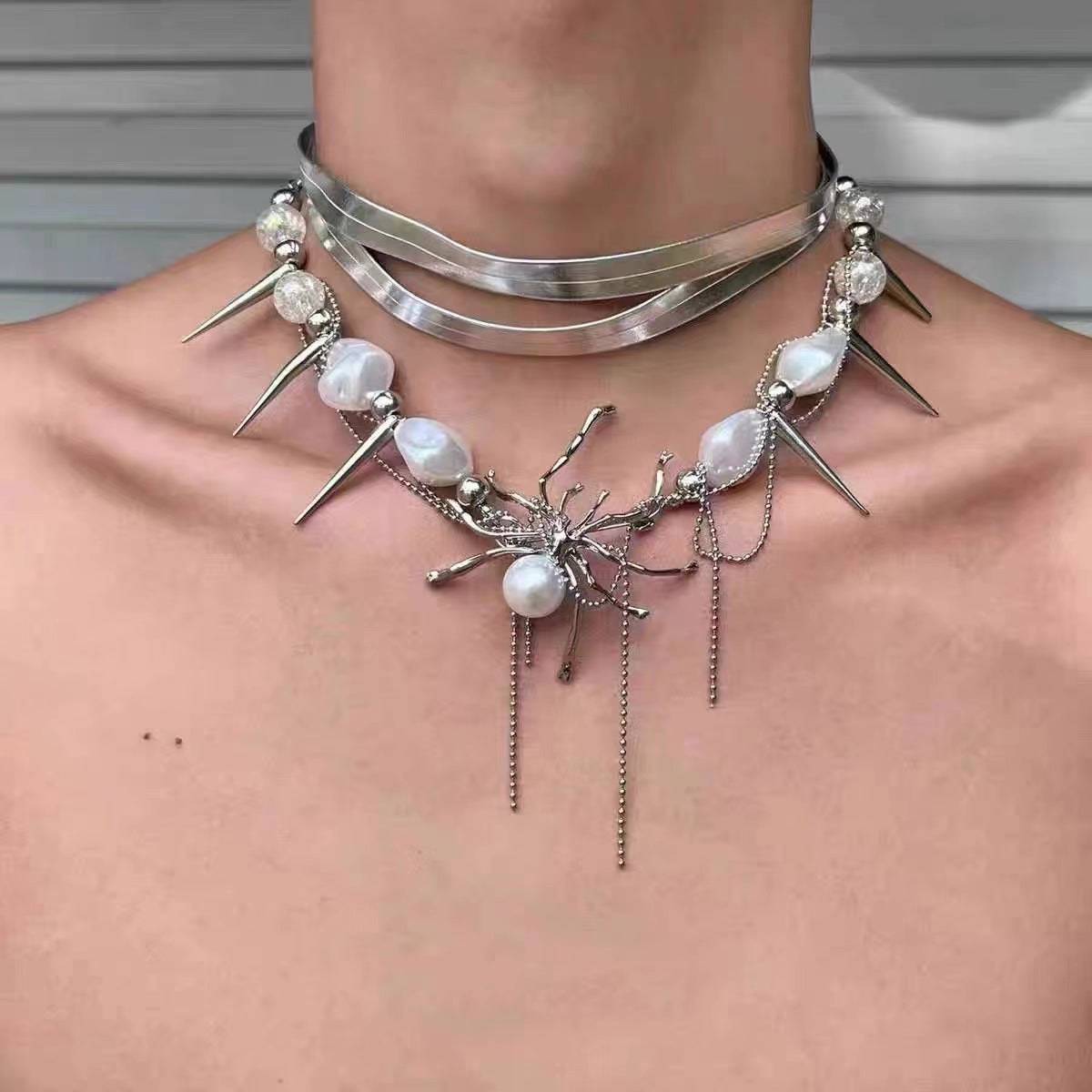 Men's Punk Street High-grade Clavicle Chain Asian Culture Necklaces