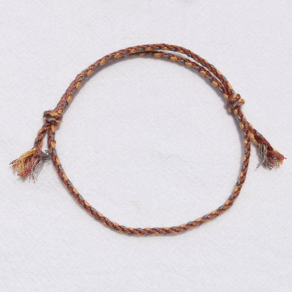 Hand-woven Tibetan Hand Rub Thread Carrying Bracelets