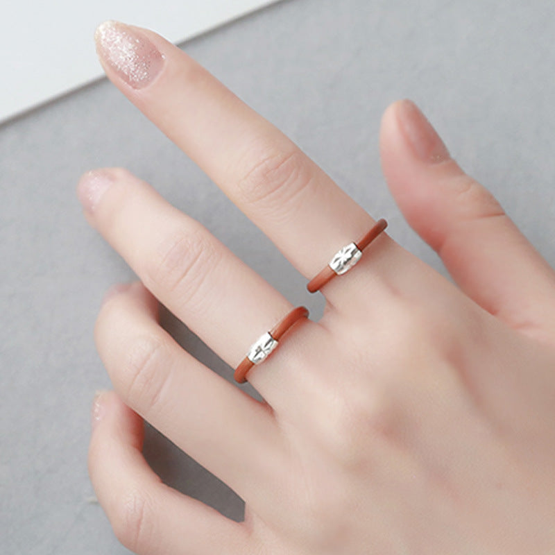 Female Couple Niche Light Luxury Male Ring