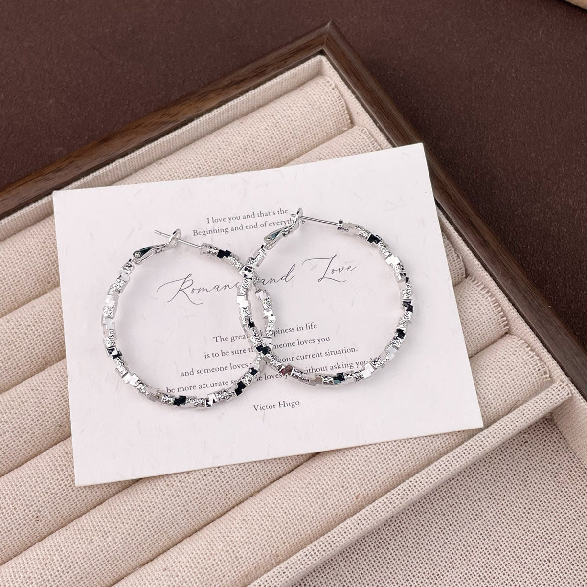 Commuter Small Pieces Of Sier Ear Fashion Temperament Simple Metal Bracelets