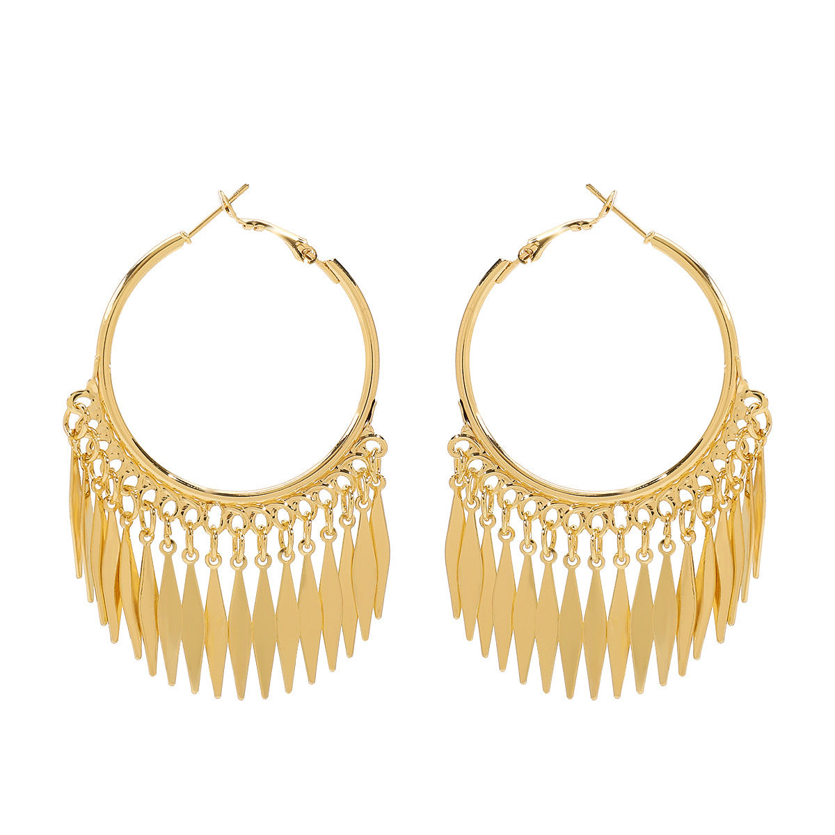 Women's Fashion Personality Five-pointed Star Style Exaggerated Series Earrings