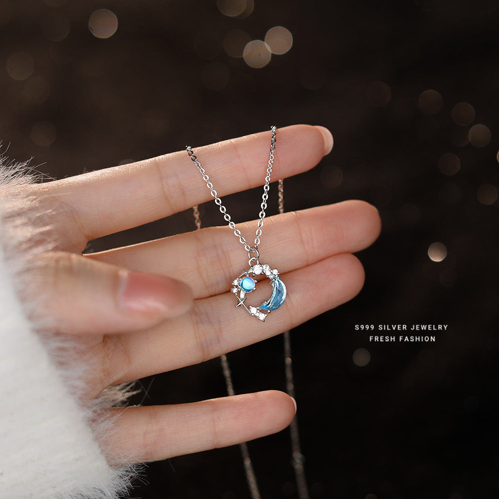 Women's Clavicle Chain Gao Yan Ornament Birthday Necklaces