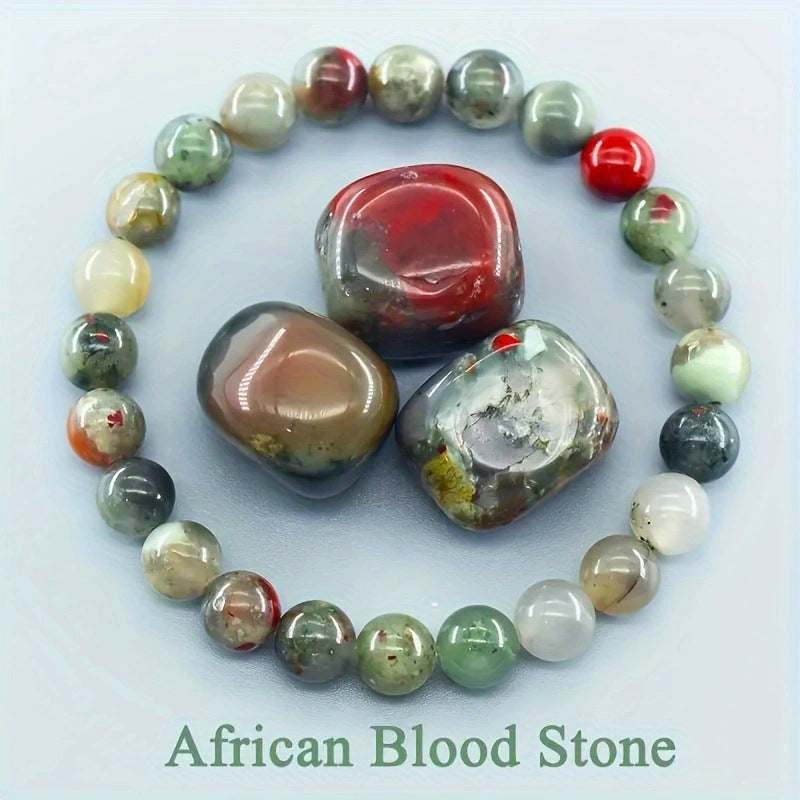 Red Green Treasure Amethyst Sunstone Lapis Lazuli Tiger Eye Handmade Bracelets