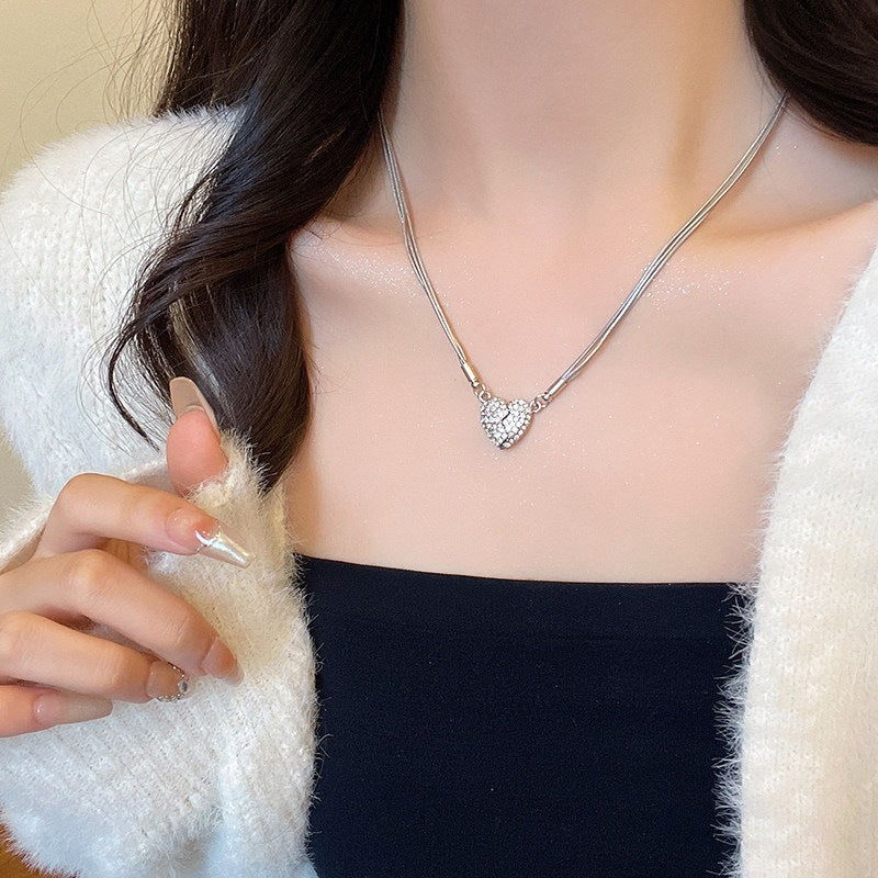 Women's Wind Clavicle Chain Design Love High-grade Necklace