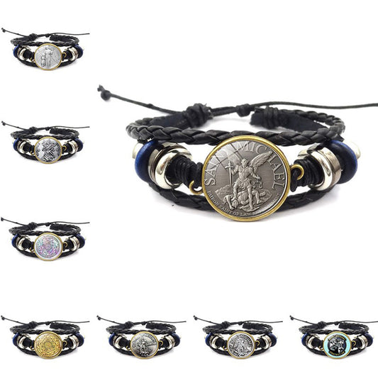 Time Stone Female Retro Punk Style Bracelets