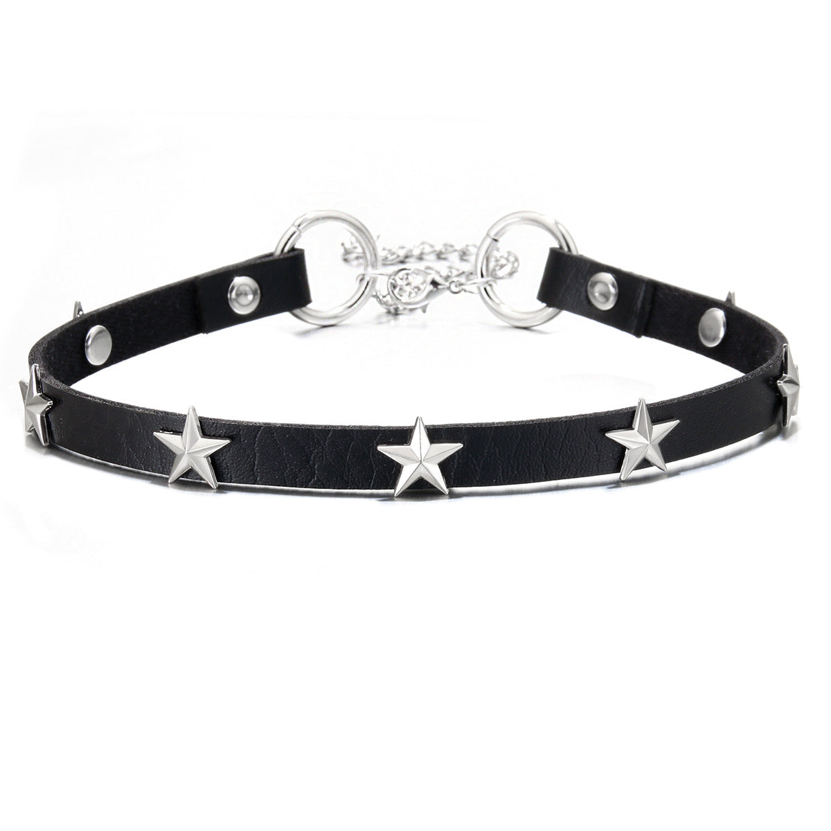 Cross Leather Female Stylish Clavicle Design Sense Temperament Collar