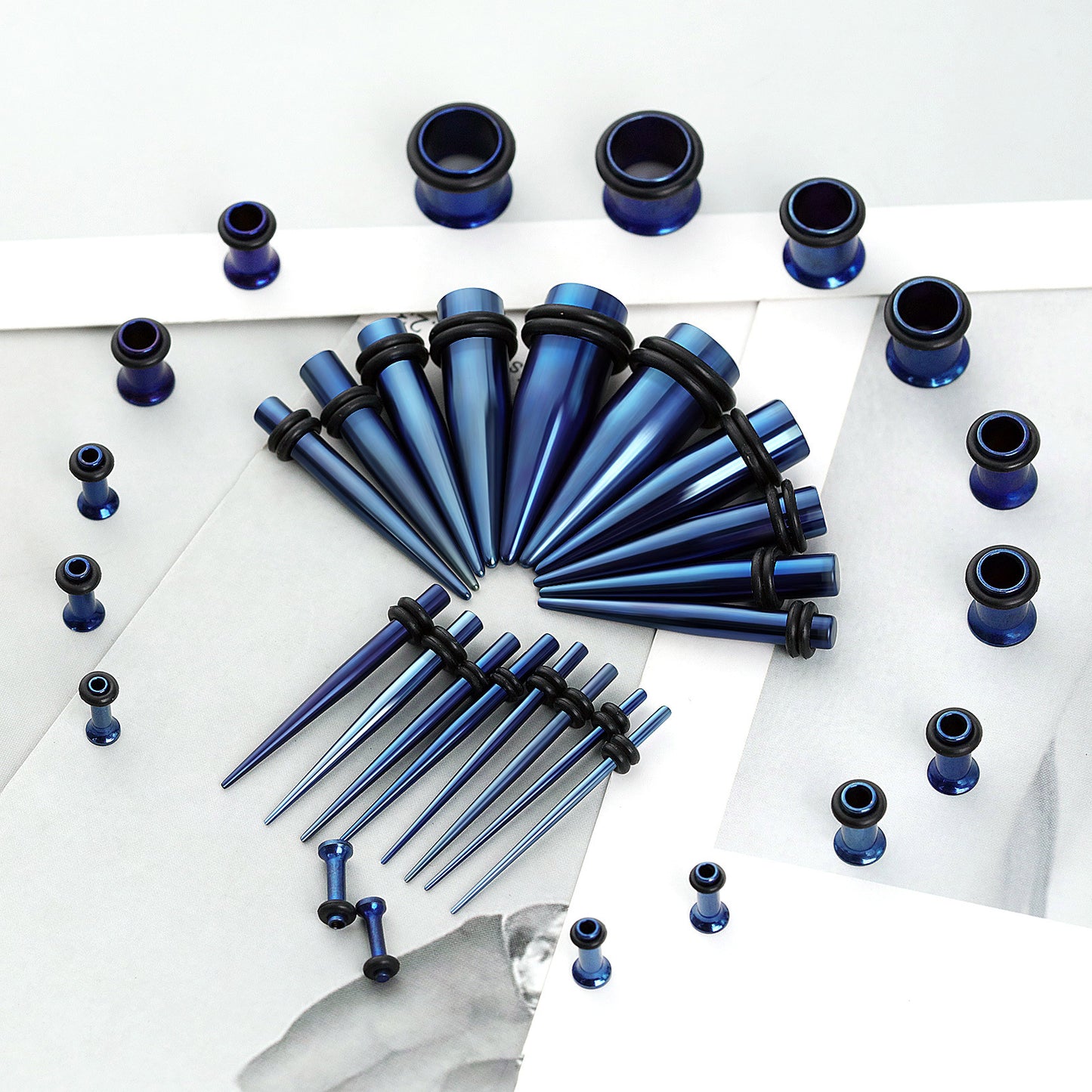 Pointed Cone Single Horn Ear Extender Amplifier High Sense Piercing Stud Earrings
