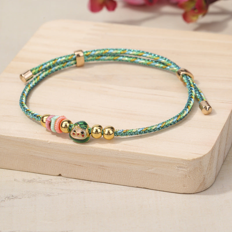 Women's & Men's Magic Color Mini Safe Happy Niche Hand-woven Bracelets