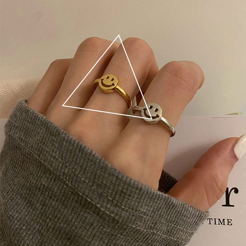 Affordable Luxury Personality Thai Sier Copper Female Rings