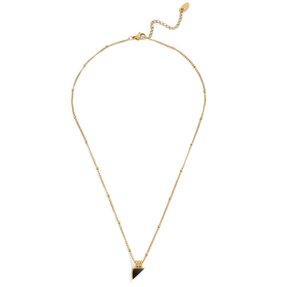 Women's Luxury Titanium Steel Gold Clavicle Chain Pendants