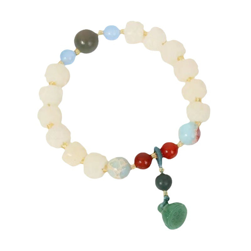 Bodhi Pumpkin Crafts Gift Buddha Beads Bracelet