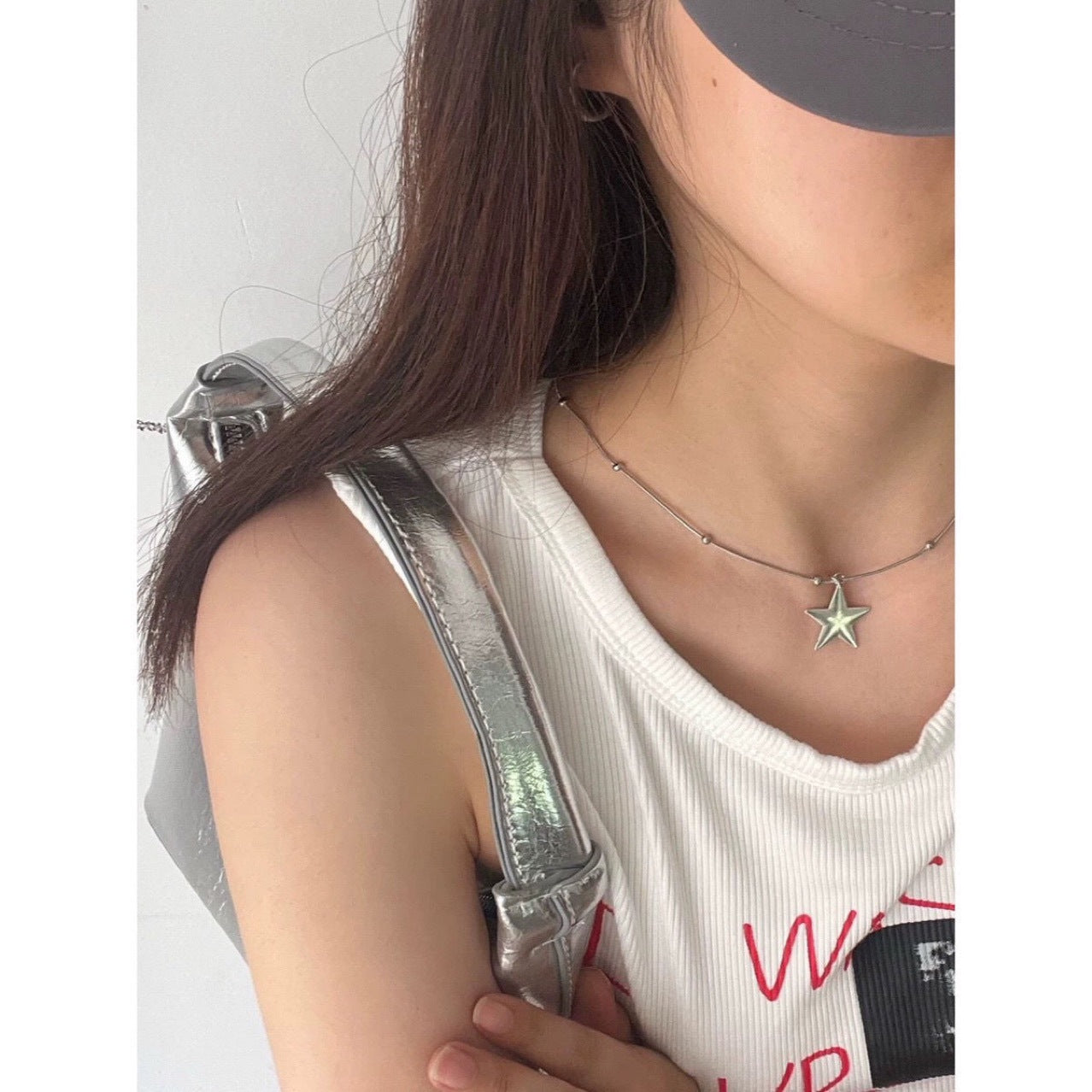 Clavicle Chain Female Titanium Steel Color Necklaces