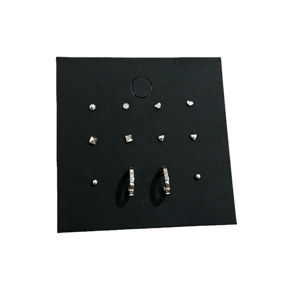 Style Circle Niche Design Ear Bone Stud Earrings