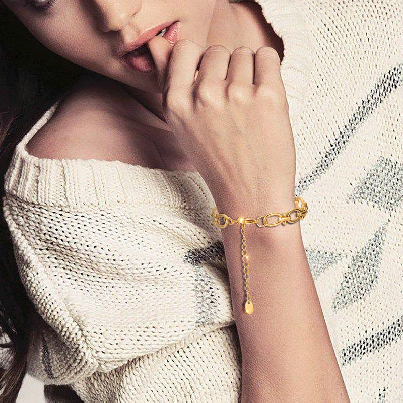 Stainless Steel Fashion Gold Vacuum Plating Bracelets