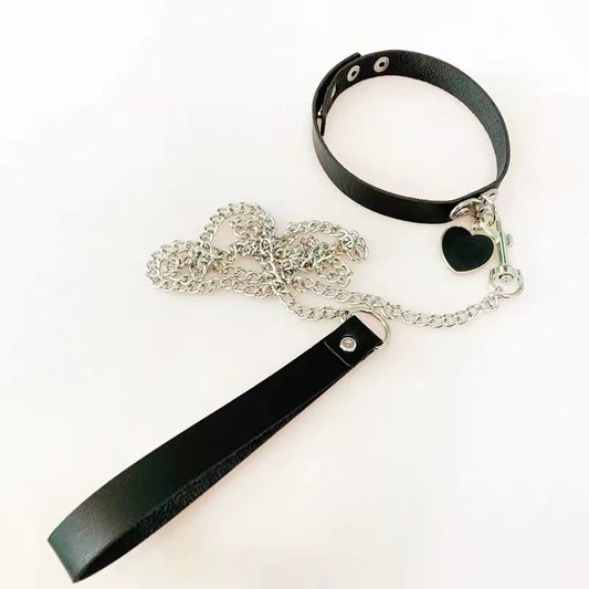 Nightdress Maid Hand Holding Rope Choker Chain Necklaces