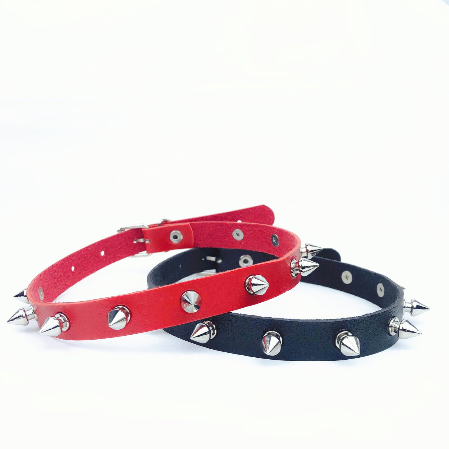 Punk Tip Rivet Leather Gothic Rock Collar