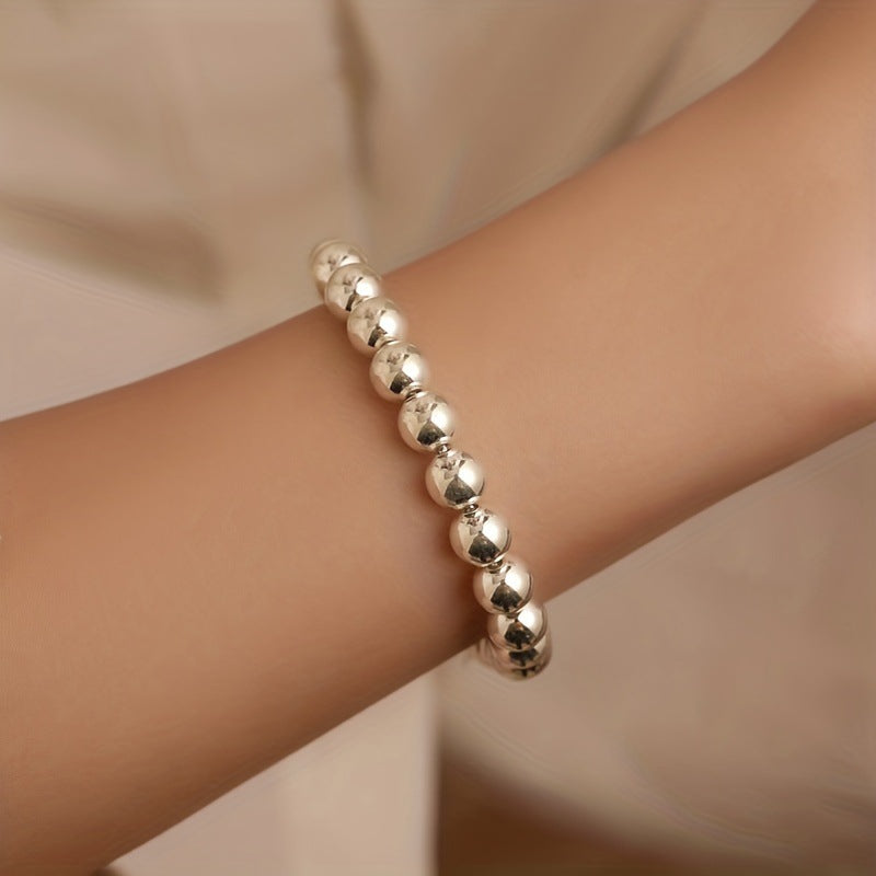 Women's Fashion Pearl Imitation Hollow Heart Simple Bracelet