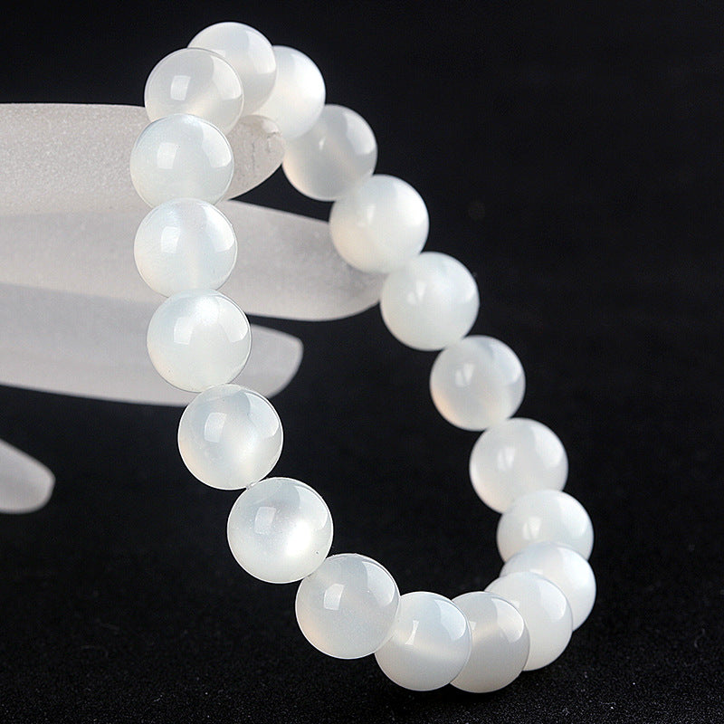 White Moonstone Bright Strong Light Crystal Bracelets