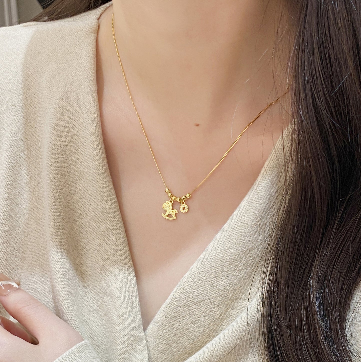 Mush Ice Trojan Female Affordable Luxury Fashion High-grade Necklaces