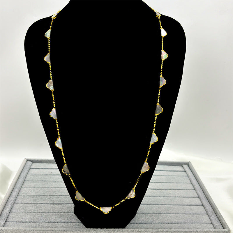 Fritillary Affordable Luxury Fashion Titanium Steel Necklaces