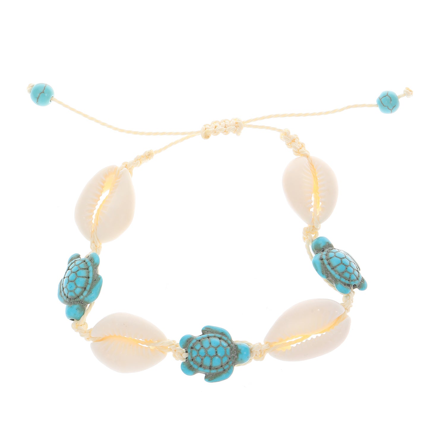 Ocean Style Cartoon Shell Female Bohemian Creative Weaving Turtle Jewelry Set