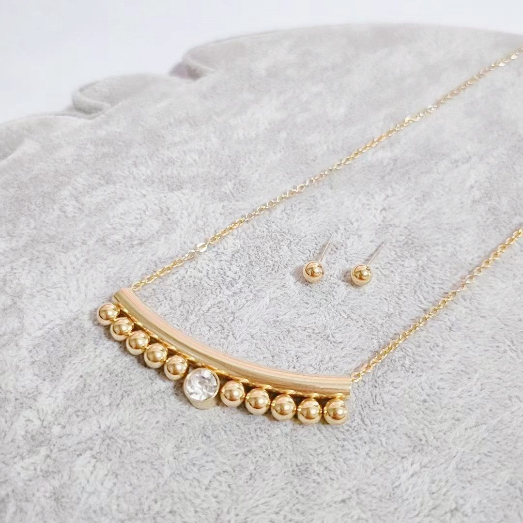High Quality Color Protection Light Luxury Titanium Necklaces