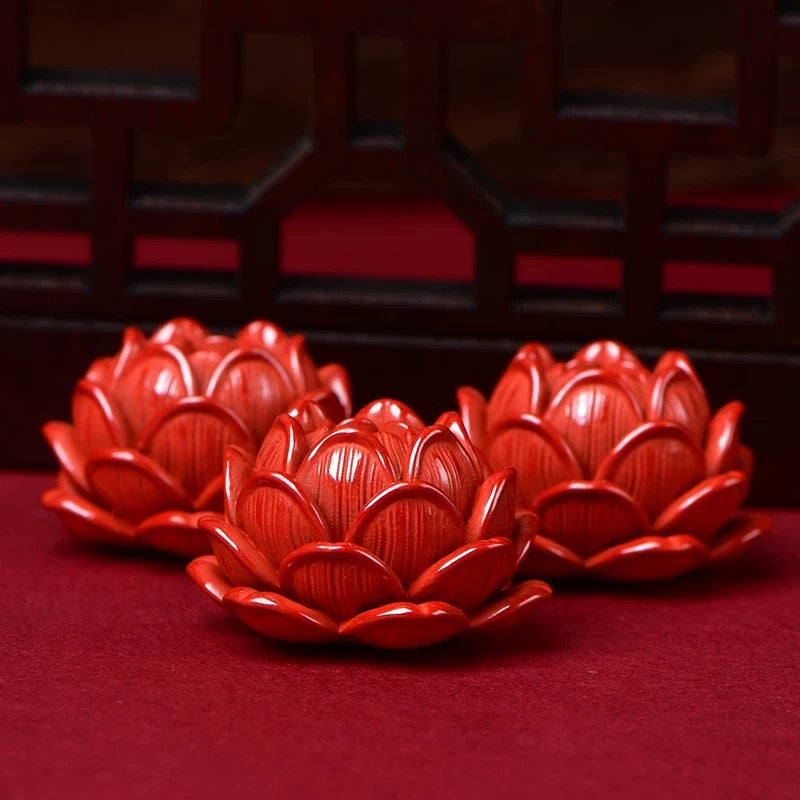 Sandstone Knotweed Root Flower Handmade Cinnabar Jewelry Accessories