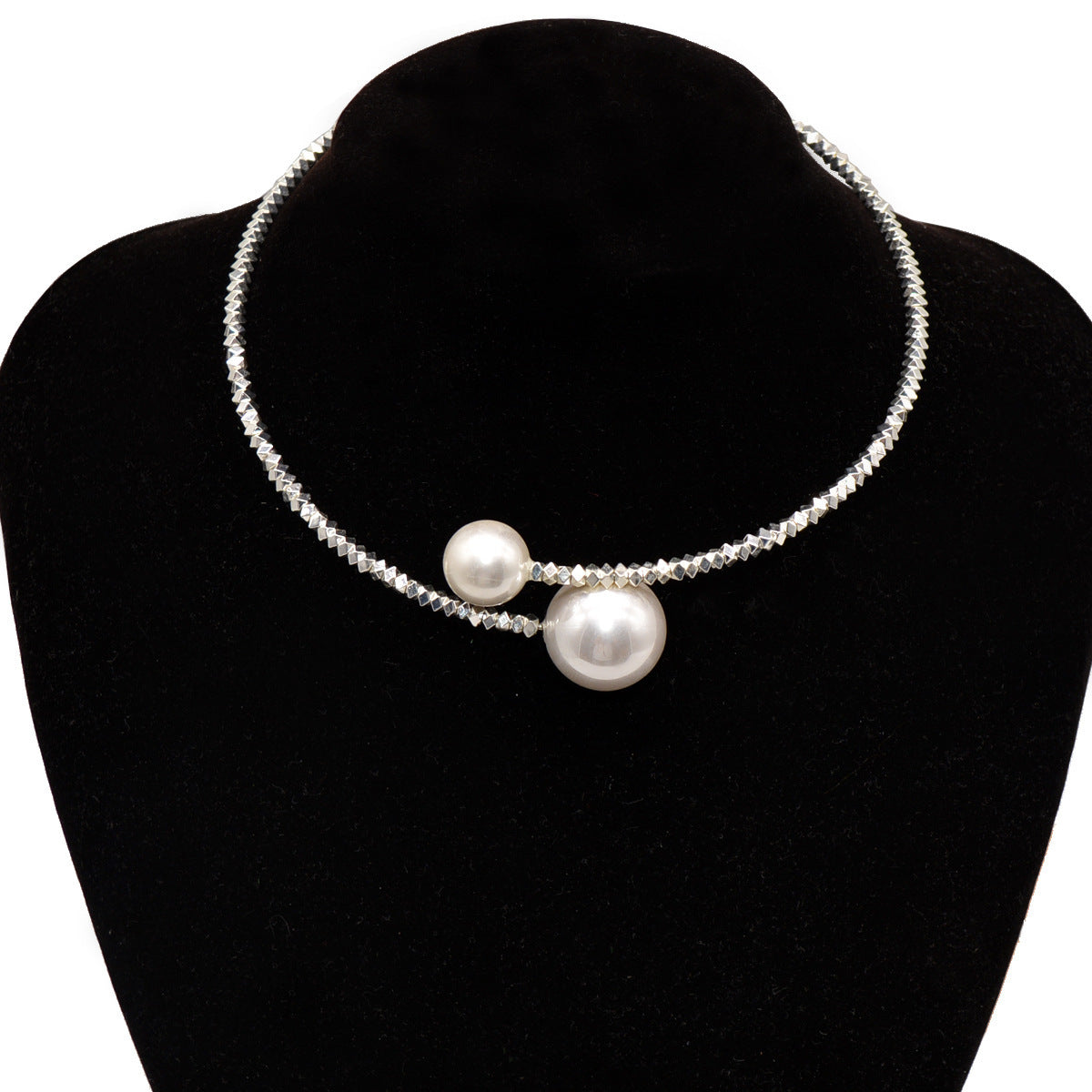 Pieces Of Sier Pearl Opening Light Luxury Minority Personalized Clavicle Necklaces
