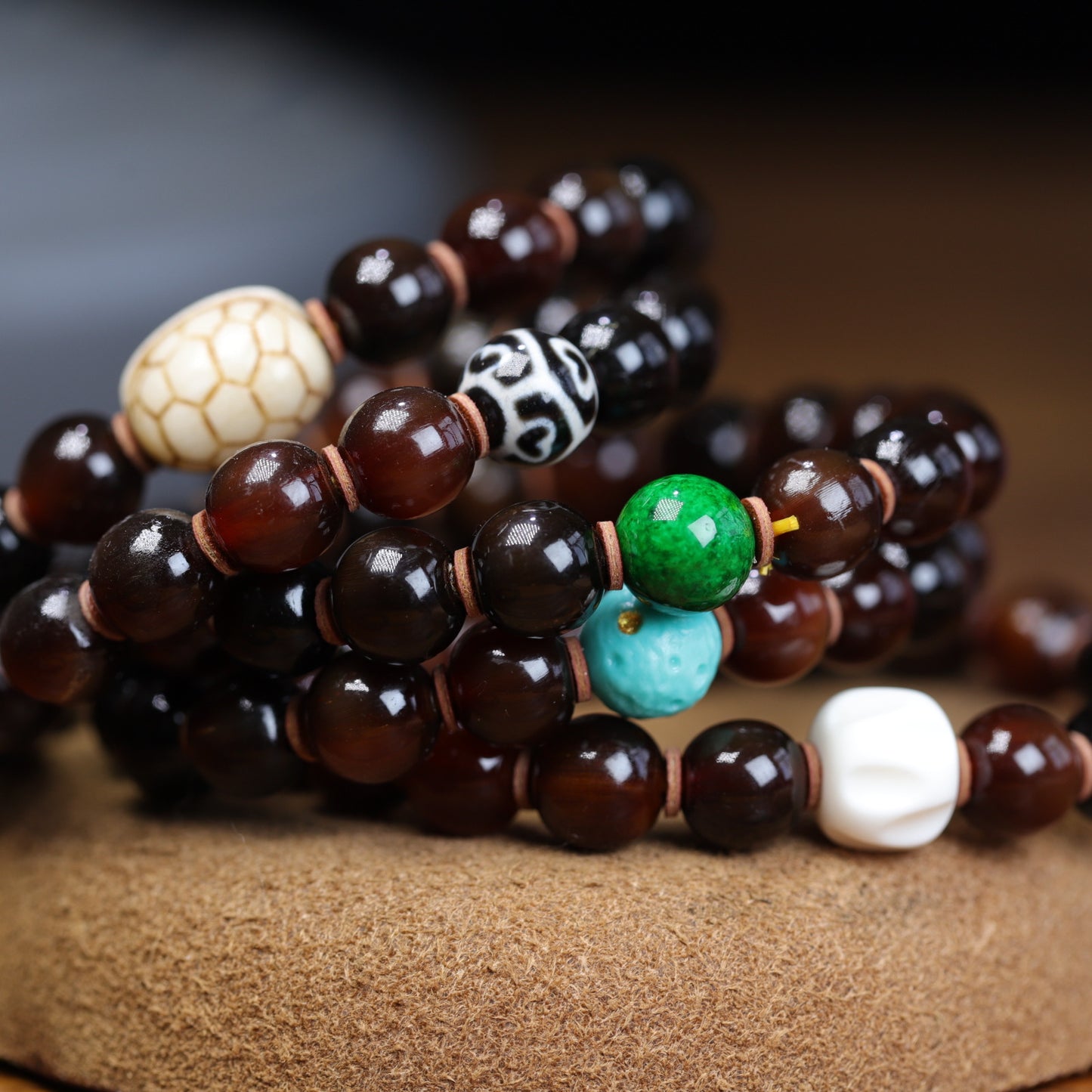 Blood Nail Full Sugarcane Grain Sheep Horn Imitation Of Turtle Bracelets