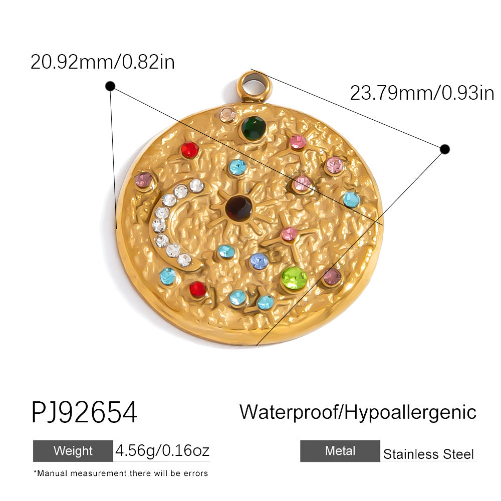 Classy Stylish Stainless Steel Gold-plated Design Jewelry Accessories