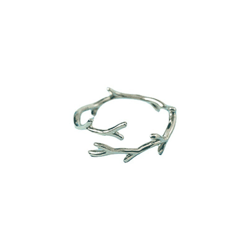 Cold Style Adjustable Simple Mori Personality Artistic Temperament Design Rings