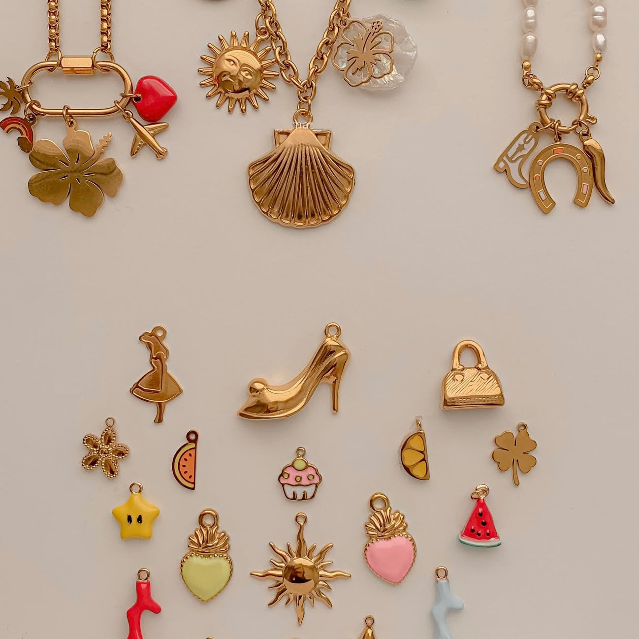 Stove Fashion Casual Vacuum Electroplating Stainless Pendants