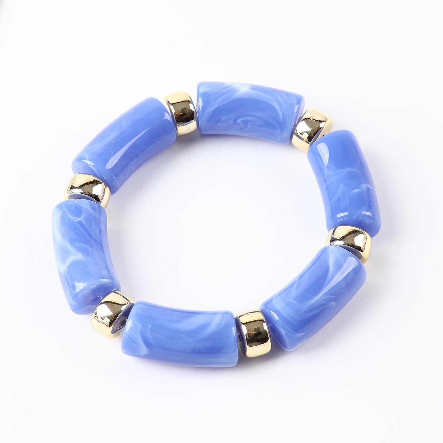 Acrylic Handmade Exaggerated Color Matching Design Bracelet