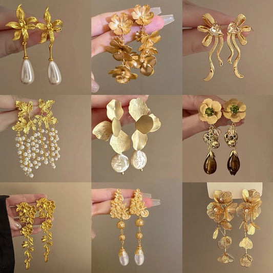 Metal Series Tassel Affordable Luxury Fashion Cold Style Retro Easy Earrings
