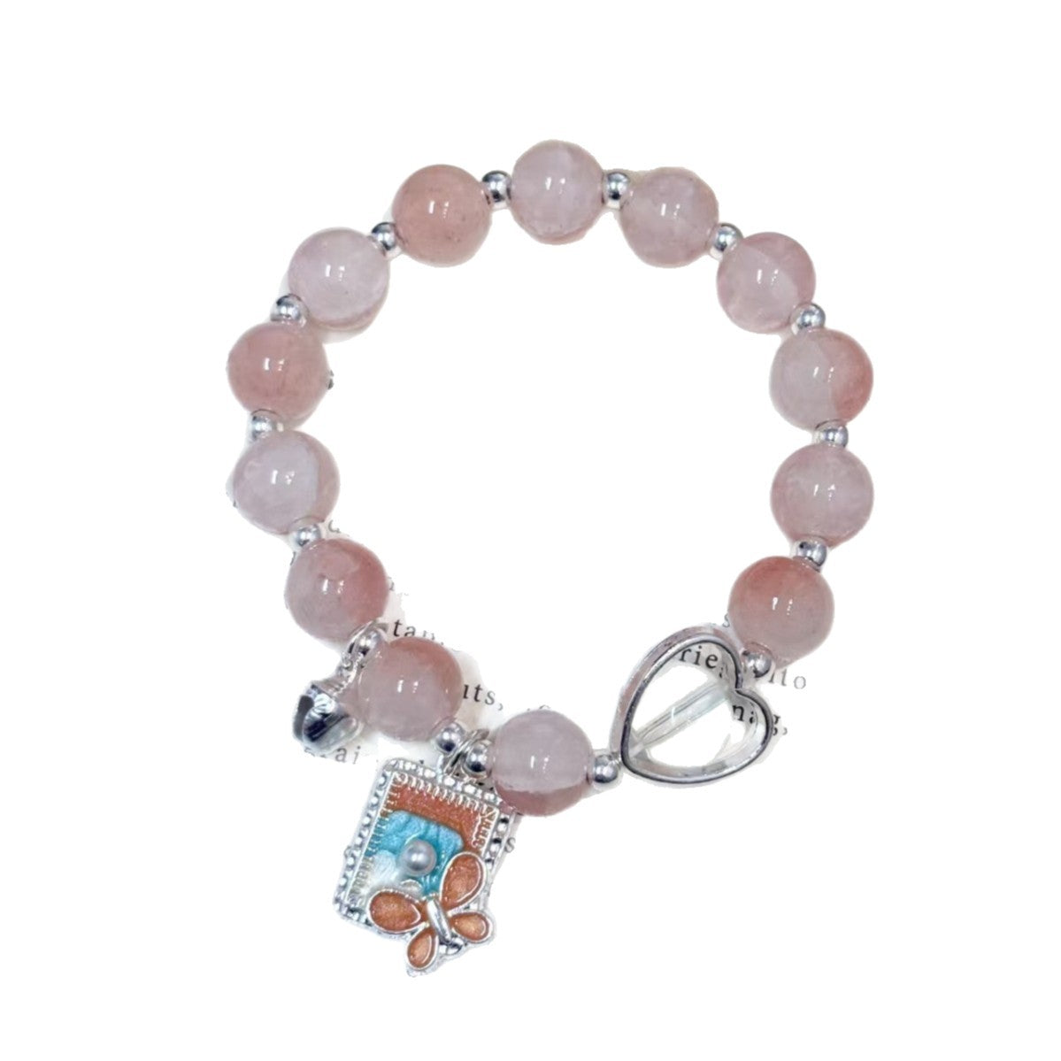 Colorful Butterfly Dream Love Beaded Bell Design Sense Get Couples Bracelet