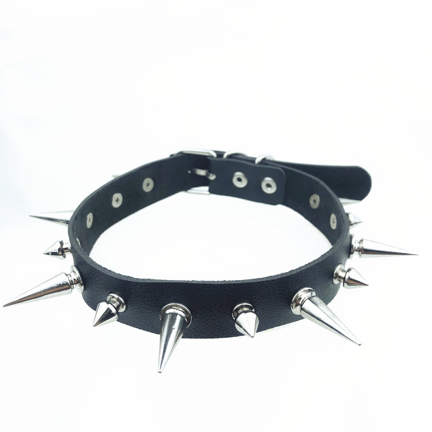 Women's Punk Leather Nail Fashion Alternative Clavicle Necklaces