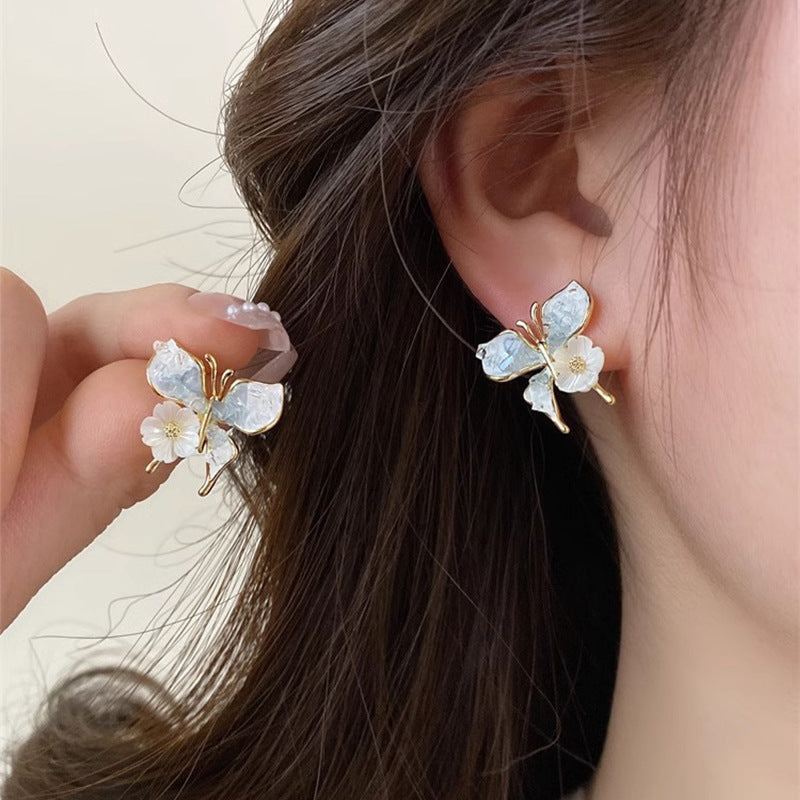 Needle High-grade Female Affordable Luxury Style Tassel Niche Temperamental Earrings