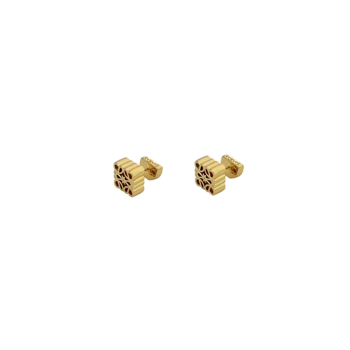 Sense Copper Hollow Three-dimensional Ear Light Luxury Minority Rings