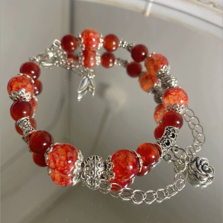 Flower Dream Romance Fairy Wind Dance Couple Feeling Handmade Gift Bracelet