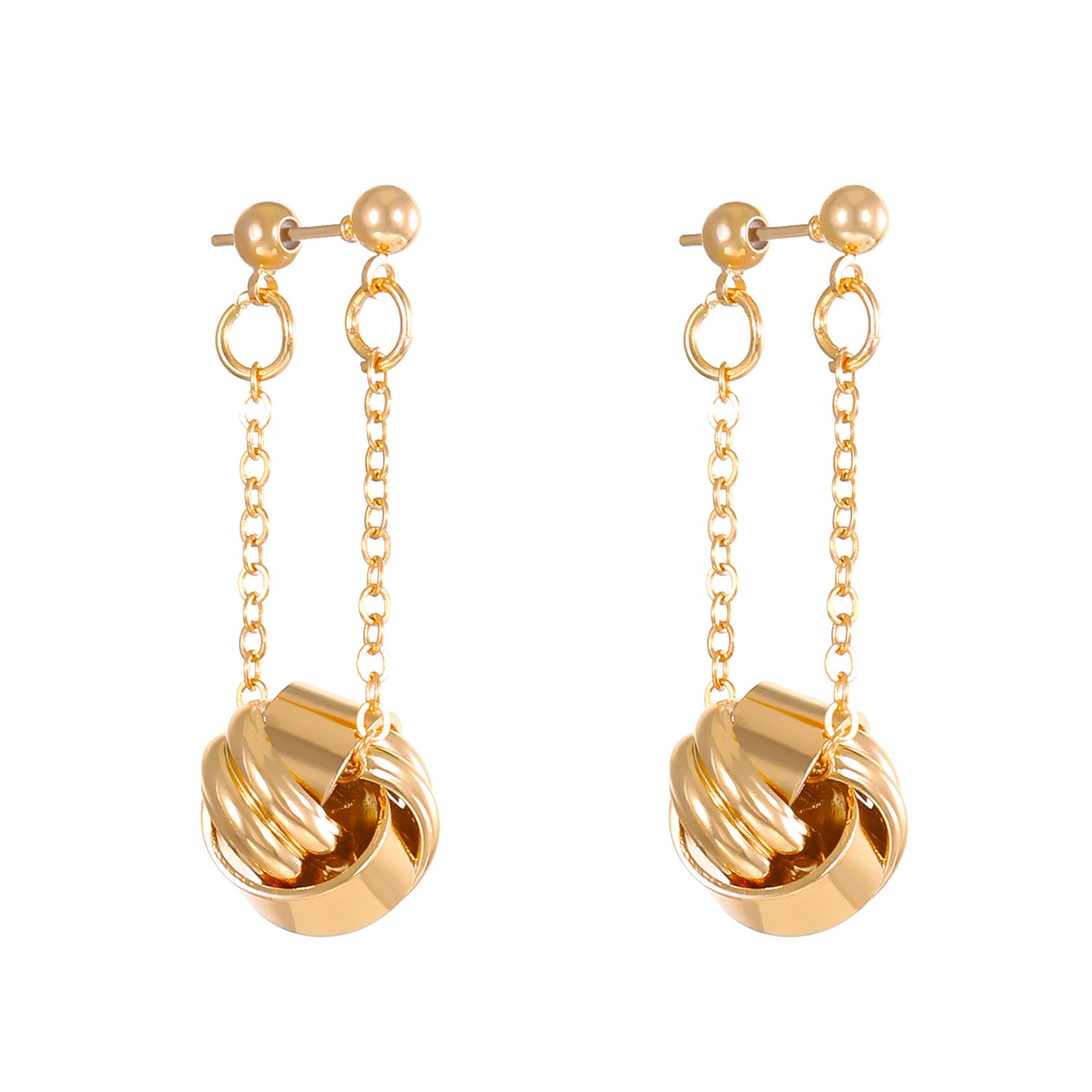 Bends Hitches Female Creative Knotted Twist Jewelry Set